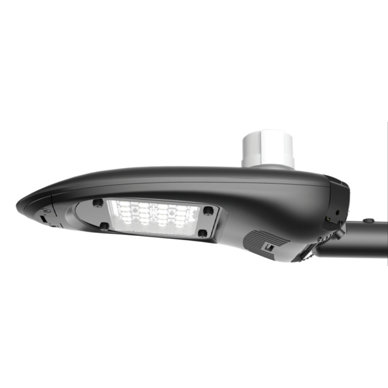 JD-1051B Badan aluminium die-cast intensiti tinggi IK08 Lampu jalan yang diketuai